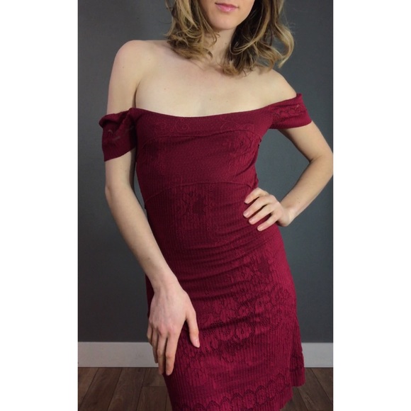 Free People Red Lace Dress - Picture 5 of 5