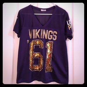 Victoria's Secret Bling Vikings Jersey