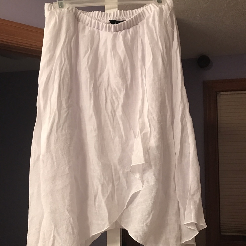 White skirt