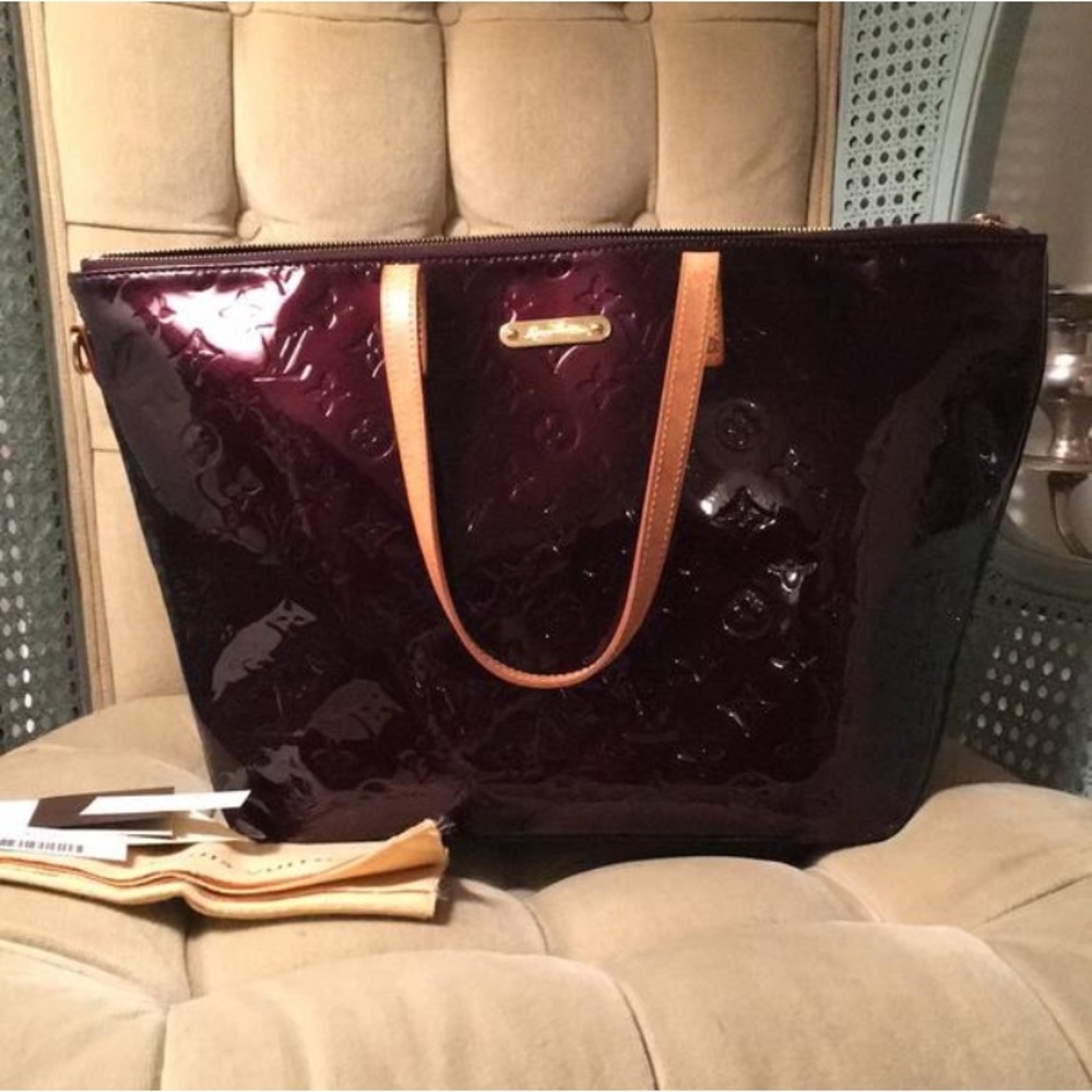 Louis Vuitton Monogram Vernis Bellevue GM tote