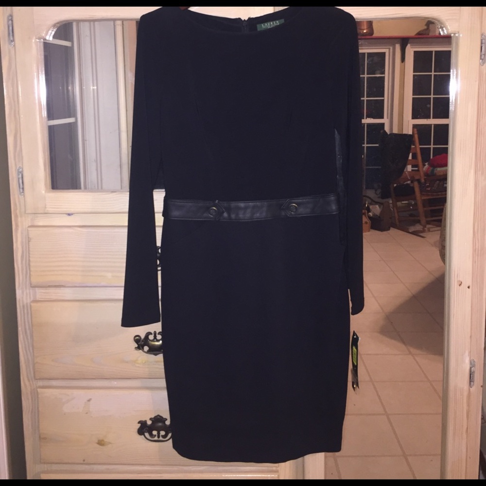 BRAND NEW! Lauren Ralph Lauren Black Dress size 8