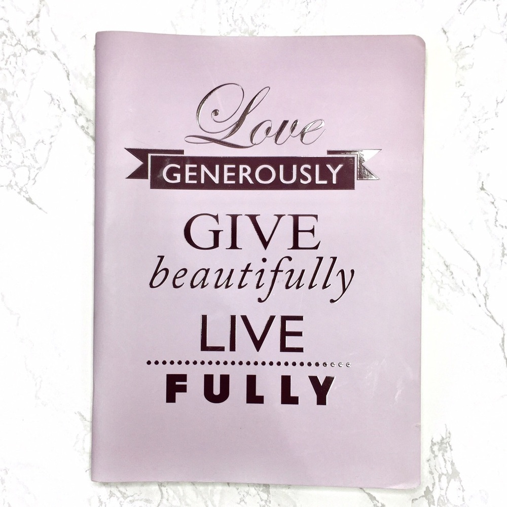 Purple love notebook journal