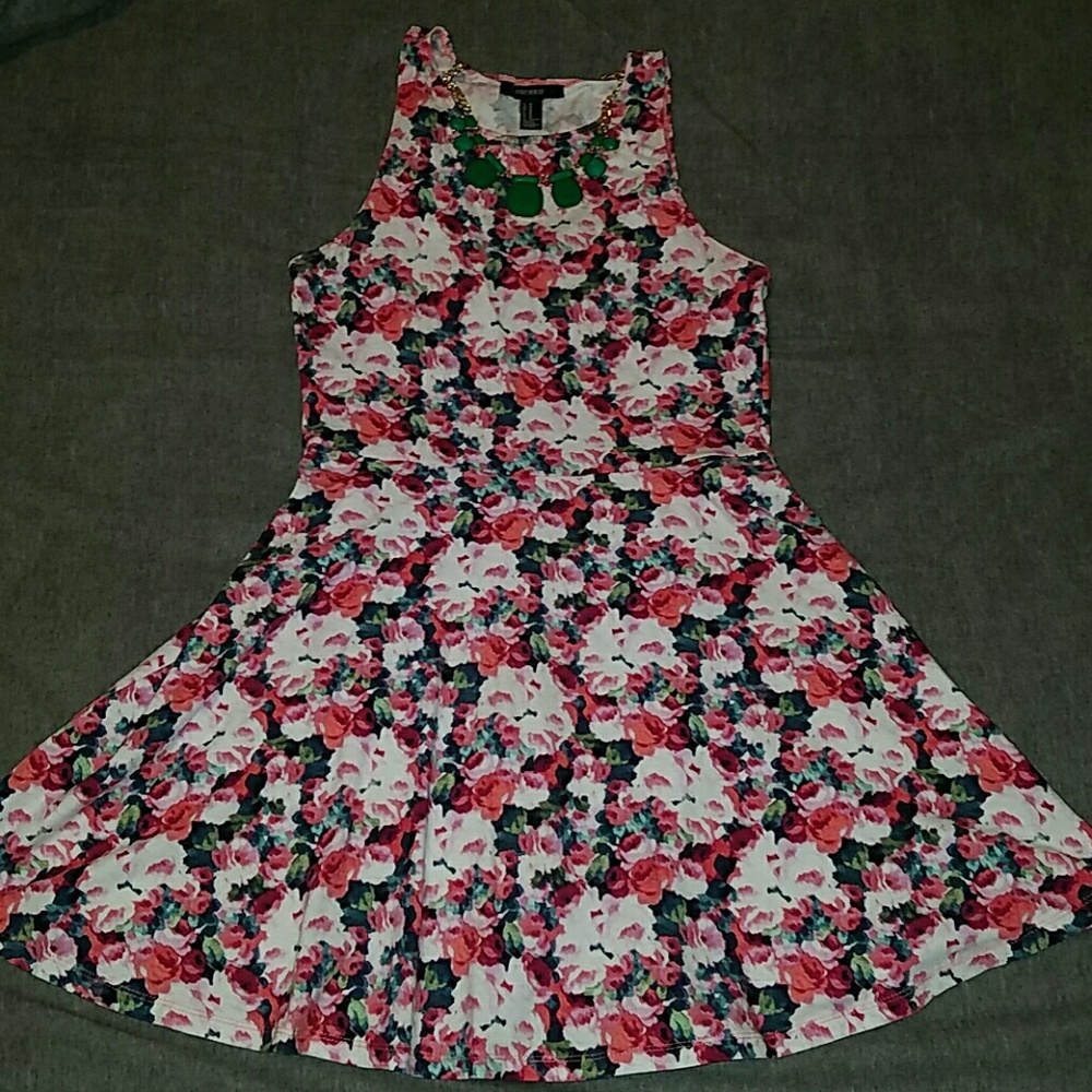 Floral skater dress