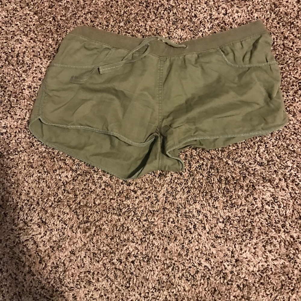 Green shorts