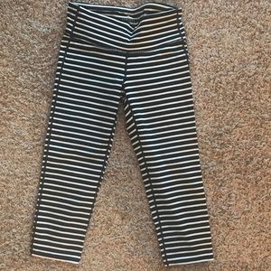 Athleta Stripes Chaturanga Capri