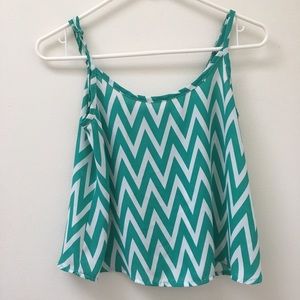Chevron Striped Tank Top