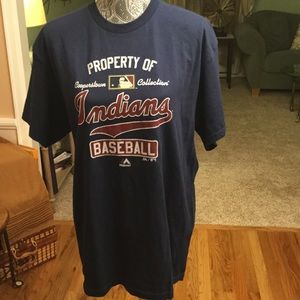 NWOT MANS INDIANS BASEBALL SHIRT 🌟