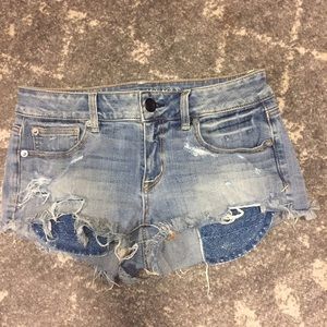 American Eagle "shortie" shorts