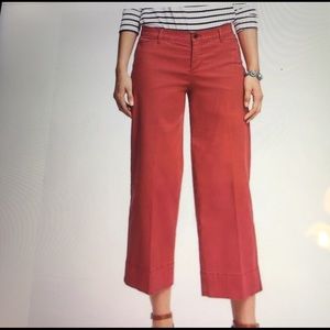 Old Navy mid rise wide leg crops women size 0