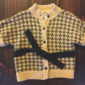 Janie & Jack 'Hello Houndstooth' Sweater