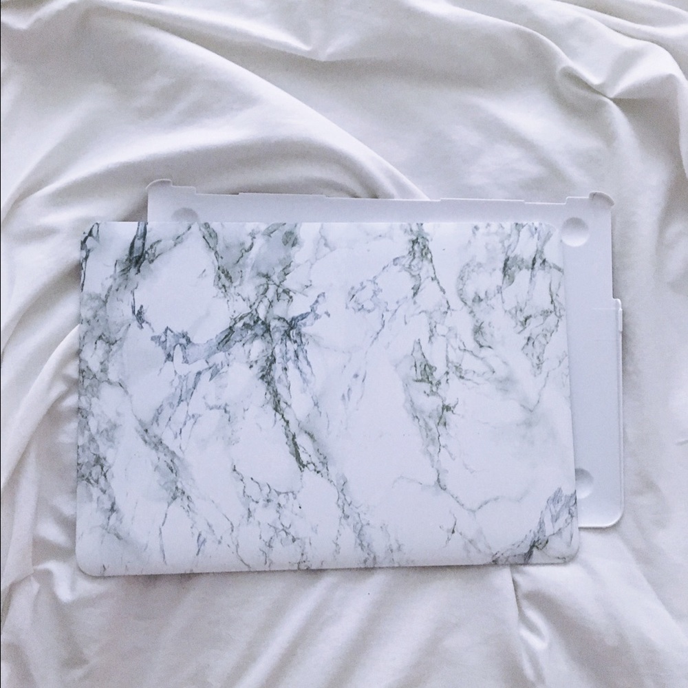New Marble hard laptop case+cover+screen protector