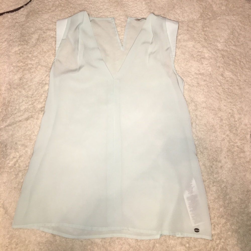 Polyester Teal Blouse