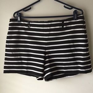 White House Black Market Striped Dressy Shorts