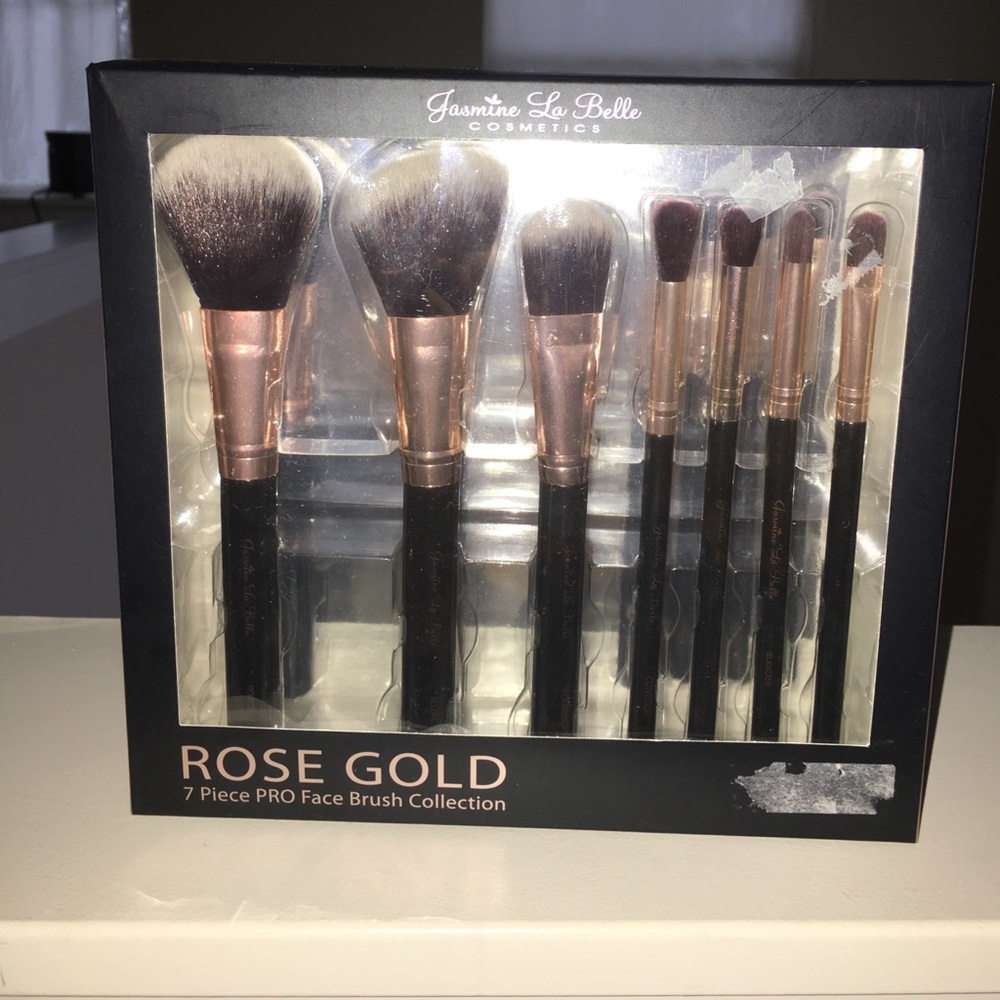 rose gold jasmine la belle brush collection