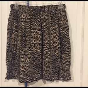 Target: tribal chevron print skirt