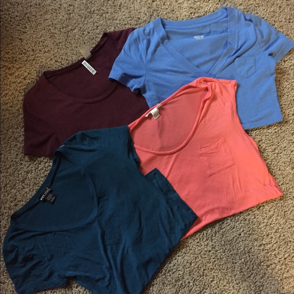 Bundle of 4 size small tee shirts