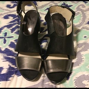 Michael Kors two-toned heels