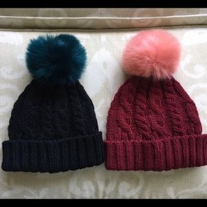 Kyi Kyi Canada Pom Pom Knit Hat