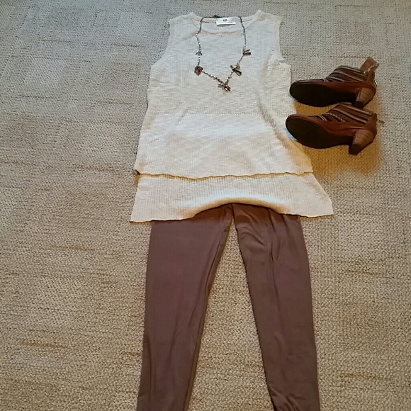 BUY 2 GET 1 FREE  Hi-Lo Knit Tank - Picture 3 of 3