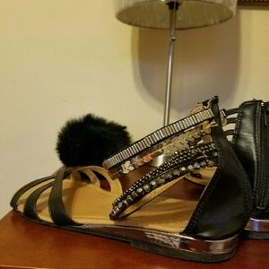 Black Torrid Sandals, size 11