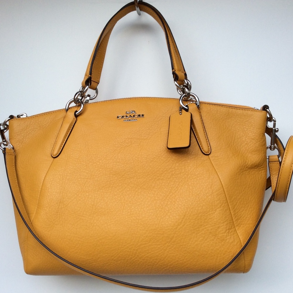 🆕COACH Pebbled Sm Kelsey Satchel - Picture 2 of 7