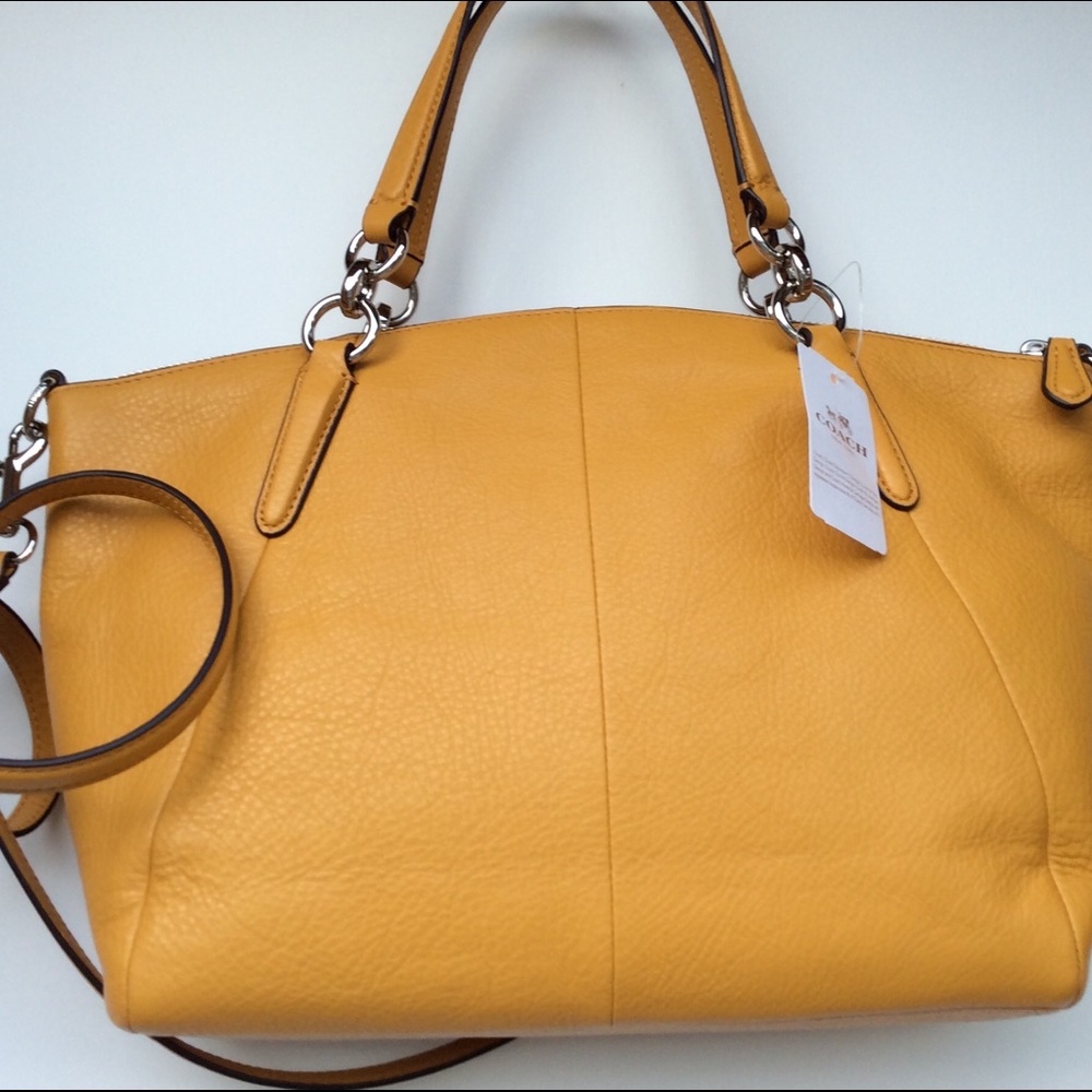 🆕COACH Pebbled Sm Kelsey Satchel - Picture 3 of 7