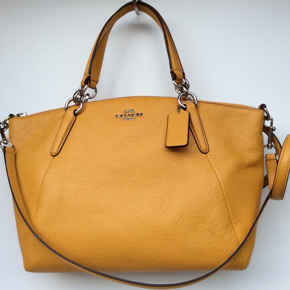 🆕COACH Pebbled Sm Kelsey Satchel - Picture 2 of 7