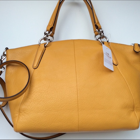 🆕COACH Pebbled Sm Kelsey Satchel - Picture 3 of 7