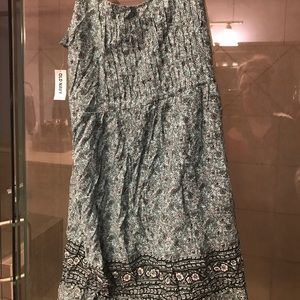 Tank dress 👗 black and white multi