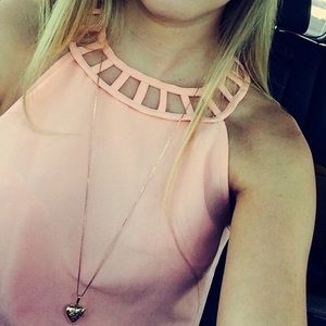 Pink Monteau tank top