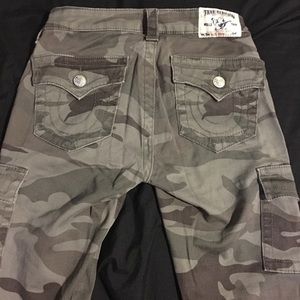 Camo true religion skinny jeans