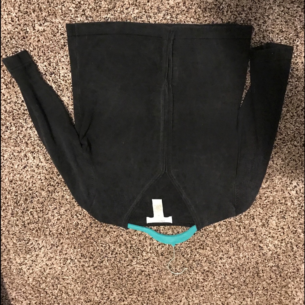 Short black cardigan