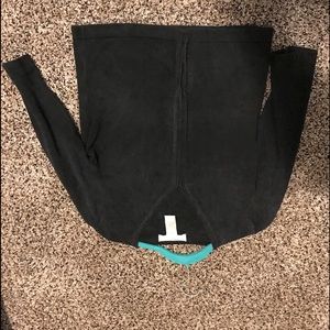 Short black cardigan