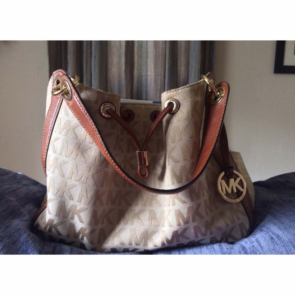 Michael Kors Canvas Shoulder Bag