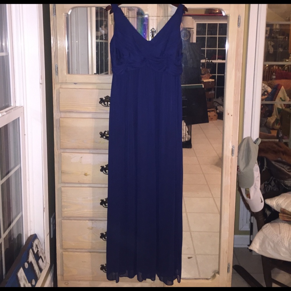 WORN ONCE David's Bridal Marine Formal size 14