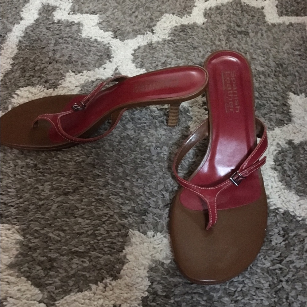 Sergio Zelcer Spanish Leather Slides