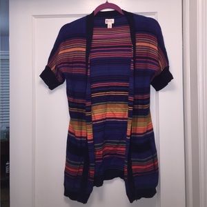 Long multicolor sweater