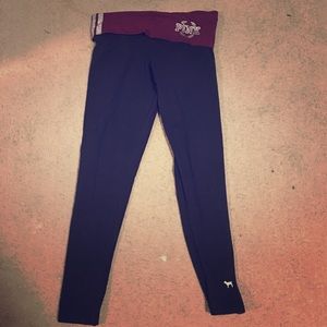 PINK maroon bling leggings