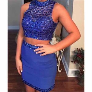 Mori Lee 2 piece homecoming dress
