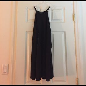 Halter black dress