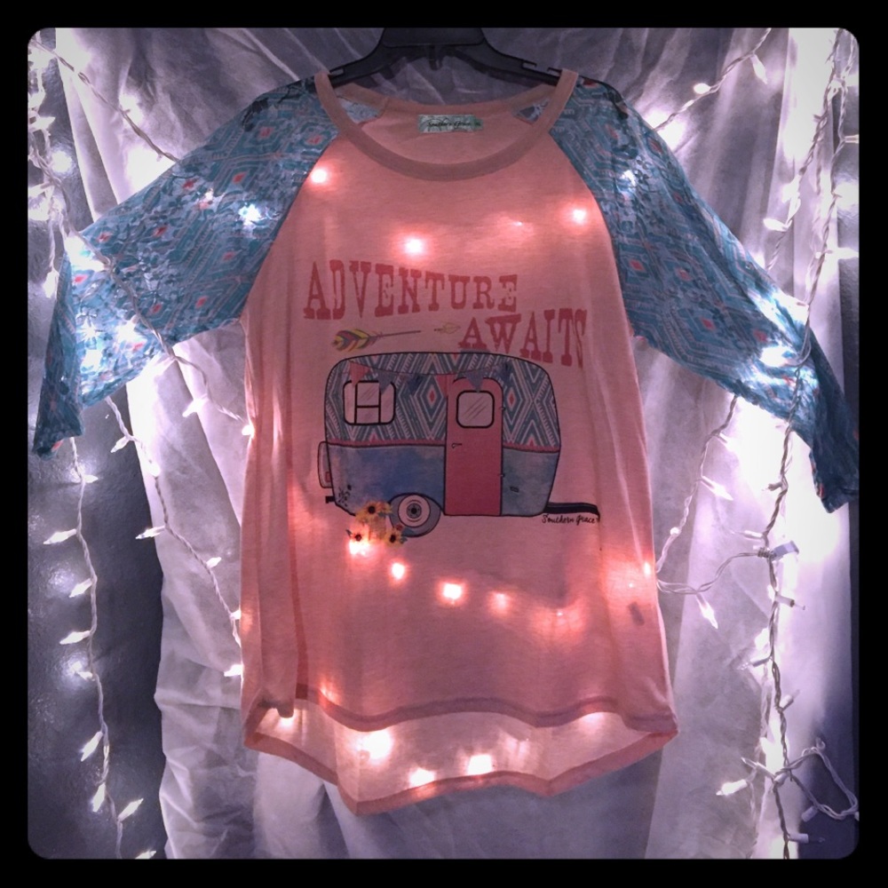 Southern Grace baseball tee