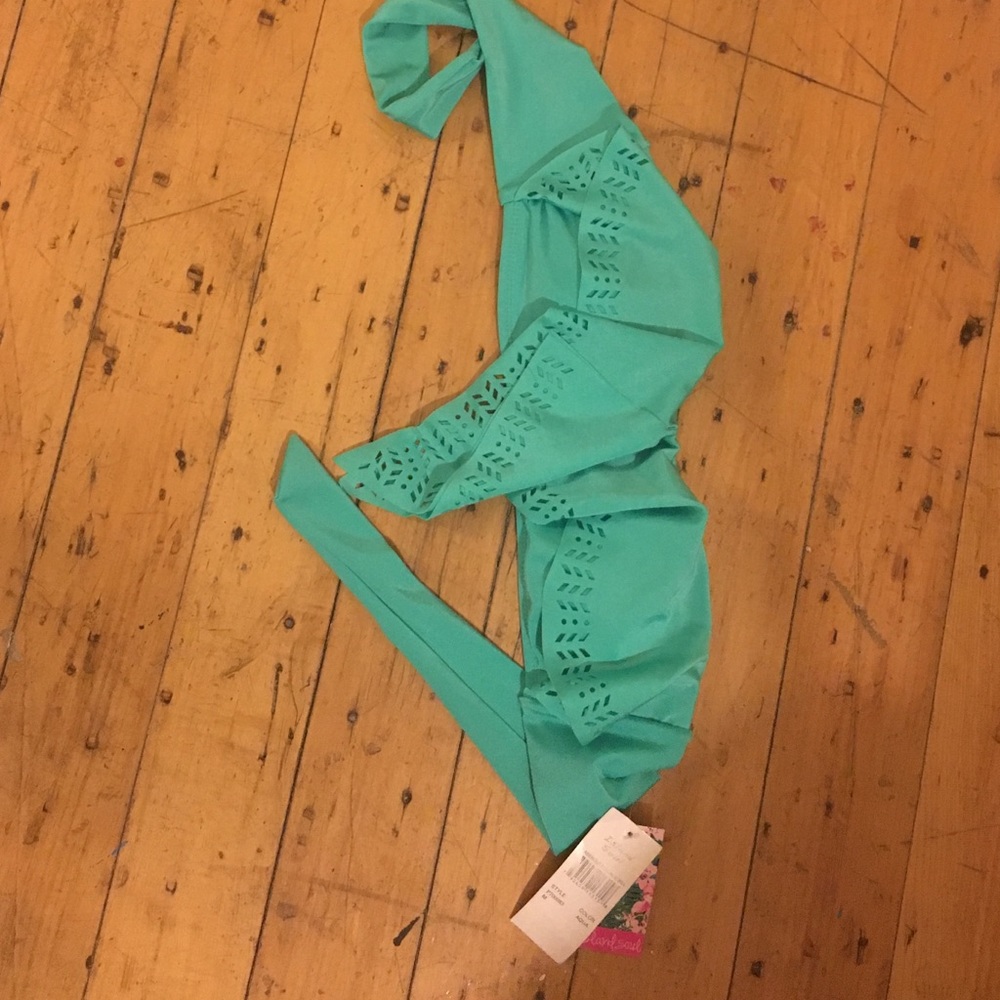 Island girl strapless swimsuit top