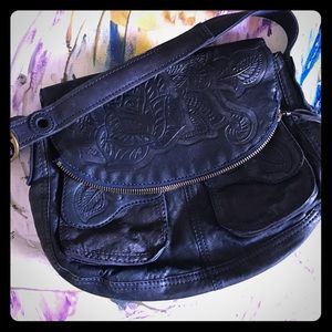 Italian Leather Lucky Brand Handbag