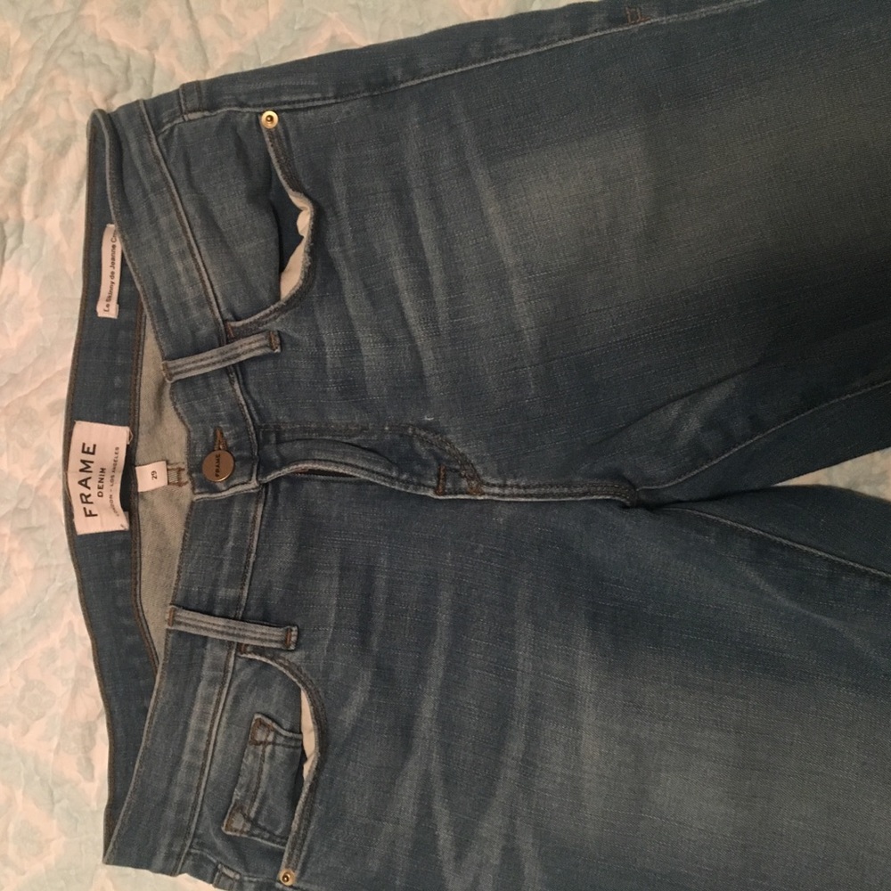 Darling raw hem Frame jeans