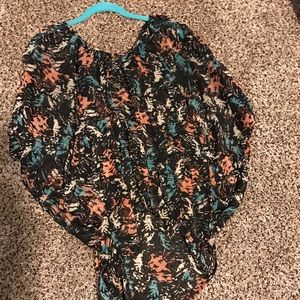 Layering shirt. See through. High to low