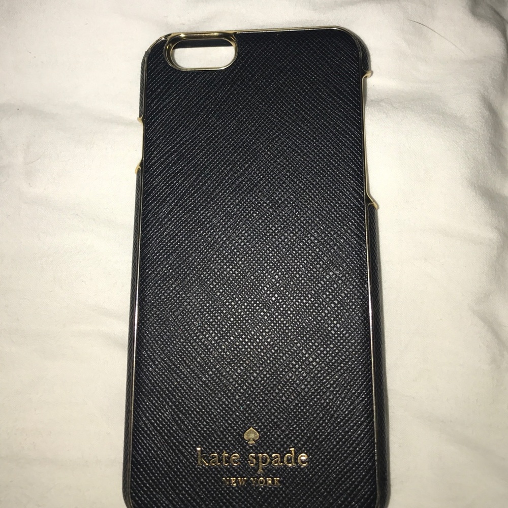 iPhone 6/6s Kate Spade black/ gold phone case