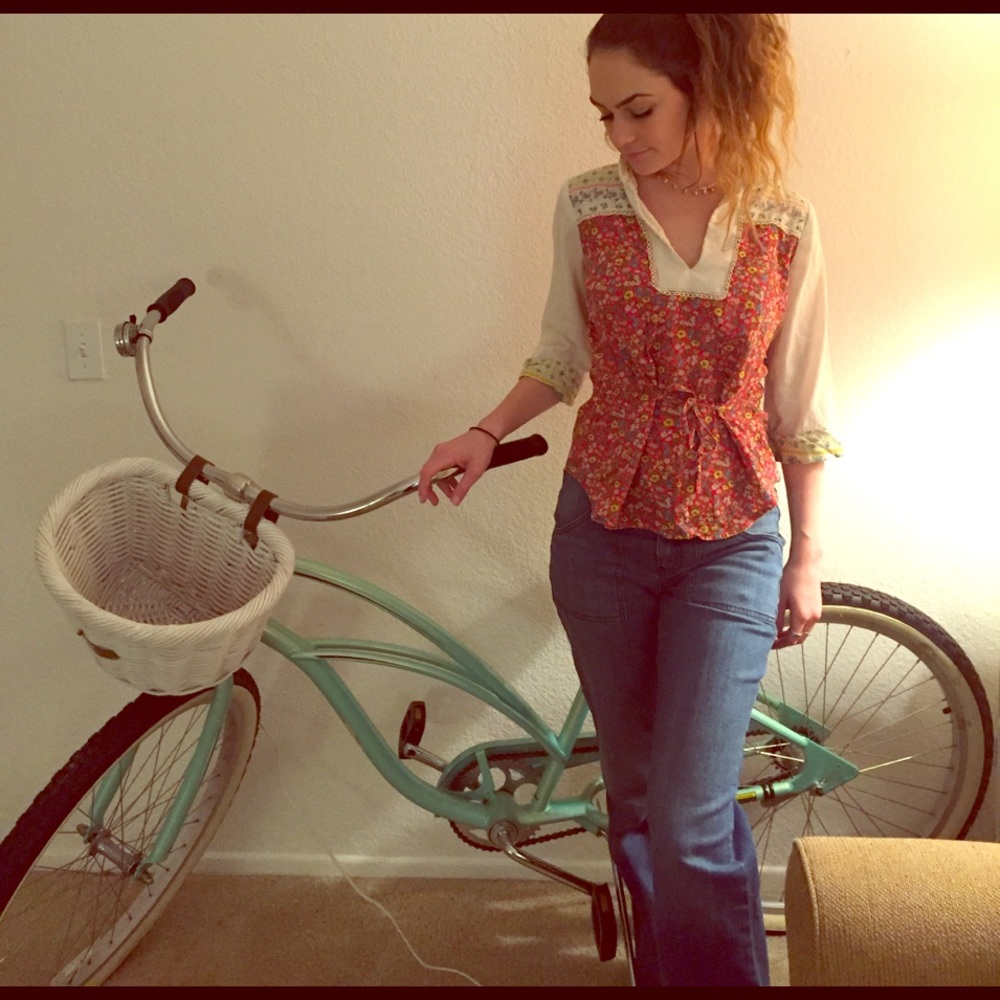 Vintage floral top