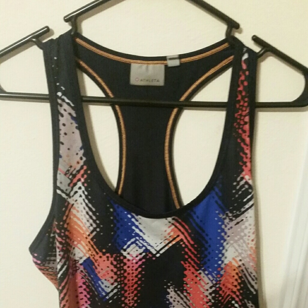 Athleta Racerback Tank Top Shirt. Medium Workout