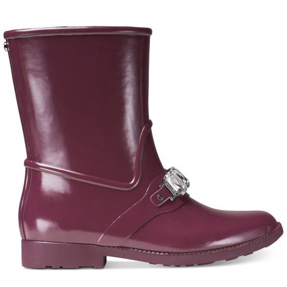 MICHAEL KORS LESLIE RAIN BOOTS - Picture 2 of 4