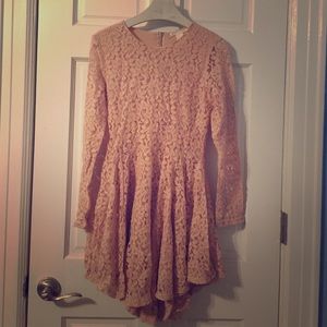Nwot Long Sleeved Lace Dress.